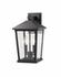 Beacon 2 Light Outdoor Wall Sconce in Black Finish by Z-Lite