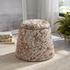 Gumdrop Cow Hide Ottoman by Uttermost