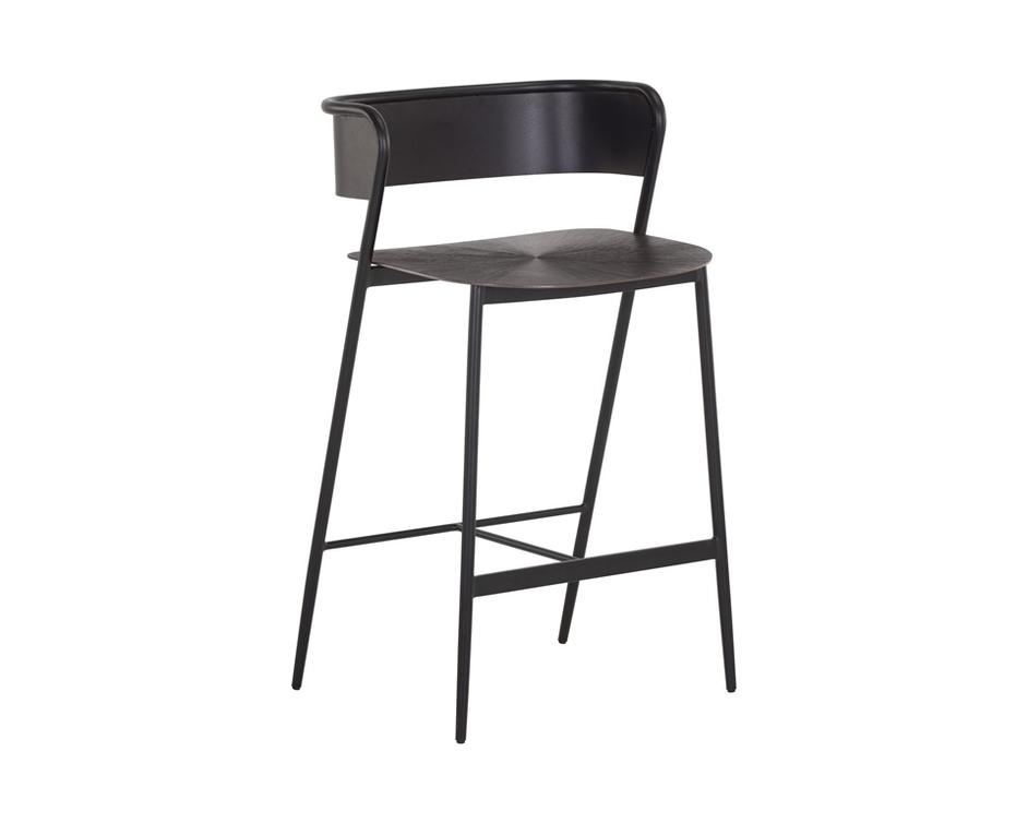 Keanu Counter Stool - Gunmetal by Sunpan