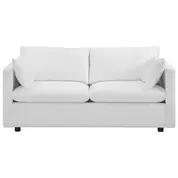 Engage Upholstered Fabric Sofa In White by Modway Furniture
