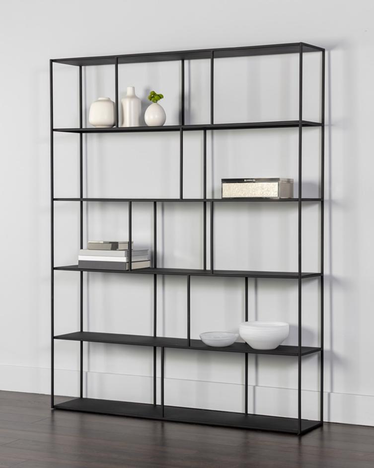 Eiffel Bookcase - Extra Large - Black by Sunpan