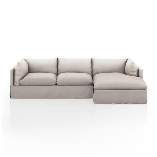 Habitat 2Pc Raf Sectional In 115'' In Moon by FOUR HANDS