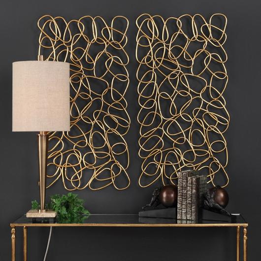 In the Loop Metal Wall Panels by Uttermost