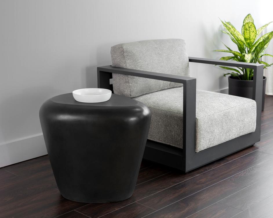CORVO SIDE TABLE - BLACK by Sunpan