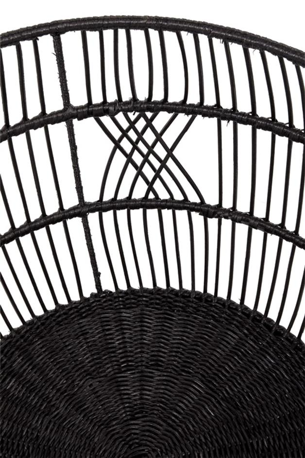 Rattan Iron Basket by Classic Home