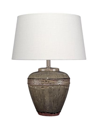 Avondale Ceramic Table Lamp with Linen Shade by Jamie Young