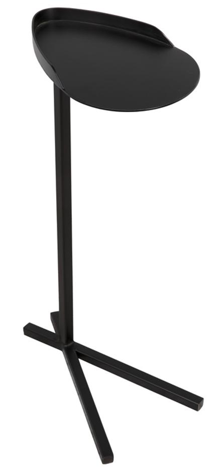 Golem Side Table, Black Steel by Noir Furniture