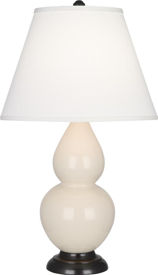 Bone Small Double Gourd Accent Lamp by Robert Abbey