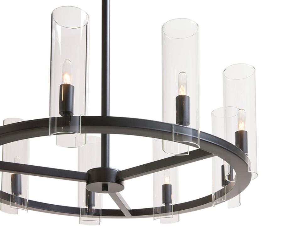 CLARABELLE CHANDELIER - SMALL - BLACK by Sunpan