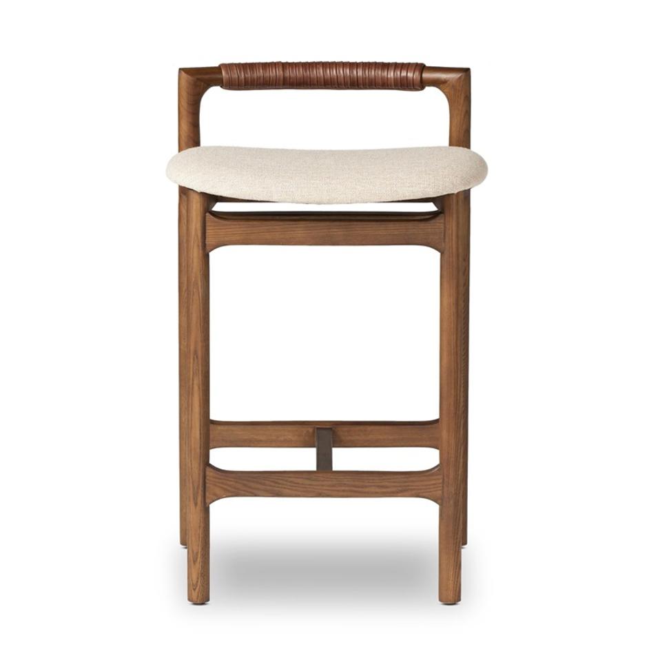 Baden Counter Stool In Alcala Wheat by Four Hands