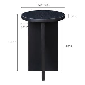 GRACE ACCENT TABLE BLACK OAK by Moes Home