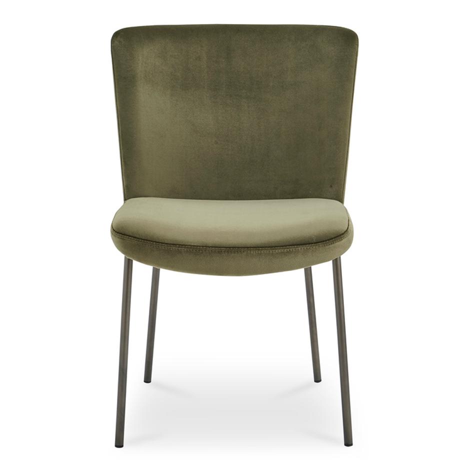 Early Dining Chair Faux Green Mohair-Set Of Two by Moes Home