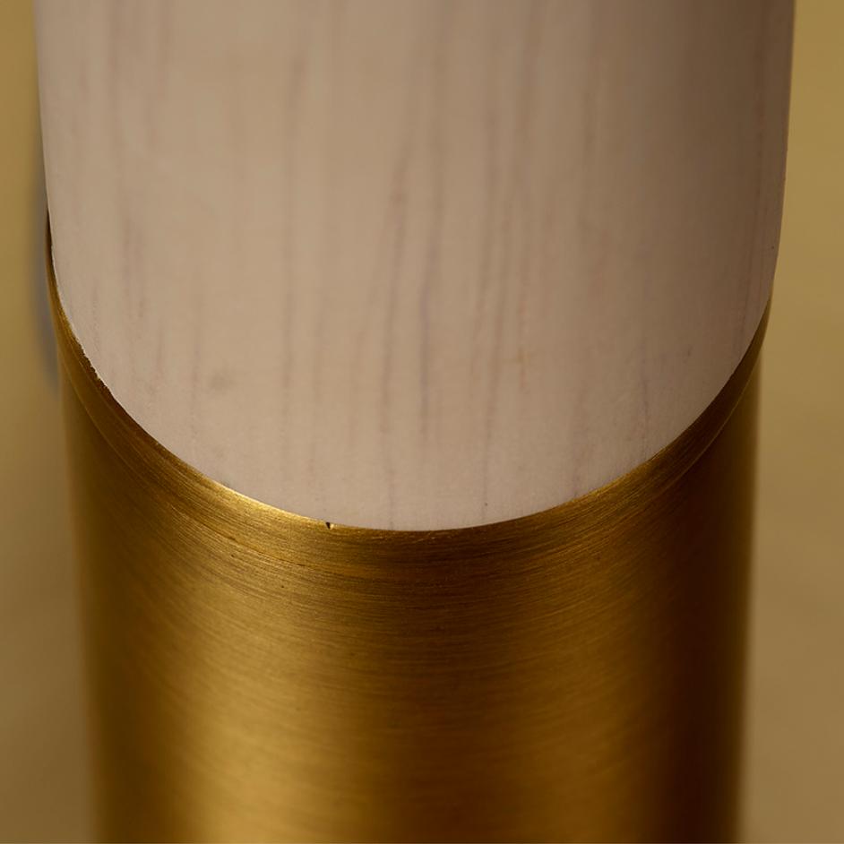 Merlin Wood and Metal Table Lamp by Jamie Young