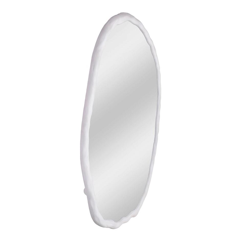 FOUNDRY MIRROR OVAL WHITE by Moes Home