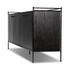 Afton Sideboard In Charcoal Oak And Charcoal Oak Veneer And Smooth Hammered Bronze by Four Hands