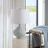 Oasis Ceramic Table Lamp with Linen Shade by Jamie Young
