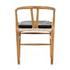 Muestra Dining Chair W/ Cushion - Pebble Black by Four Hands