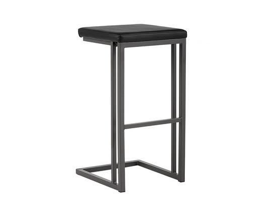 Boone Barstool - Grey - Onyx by Sunpan