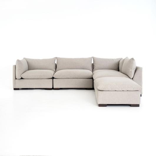 Westwood 4 Pc Laf Sectional W/ Ottoman by FOUR HANDS