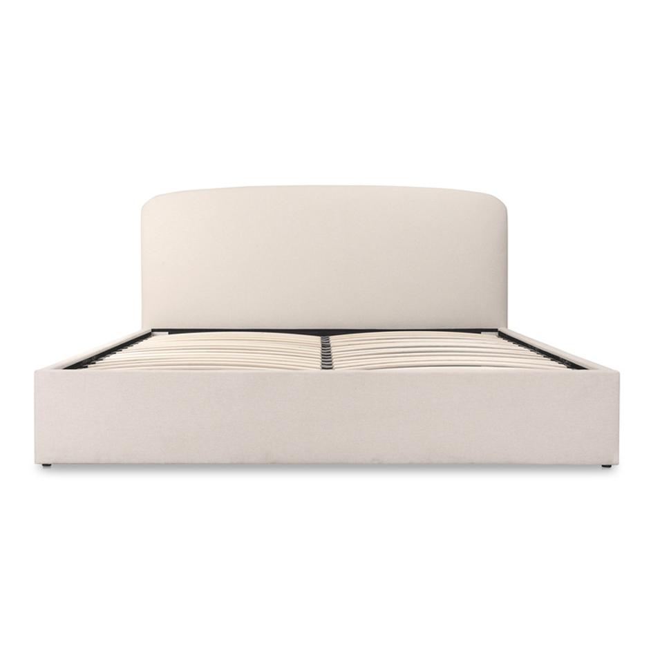 Joan Queen Storage Bed Cream by Moes Home