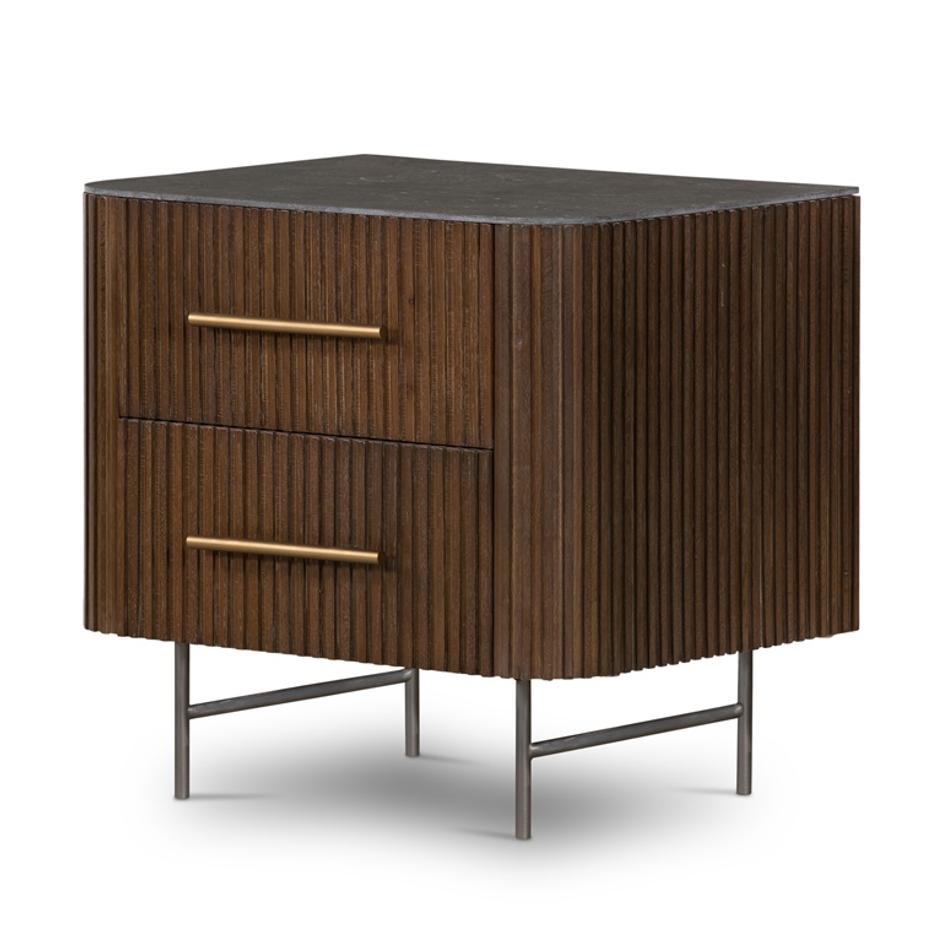 Fletcher Nightstand In Bluestone by FOUR HANDS
