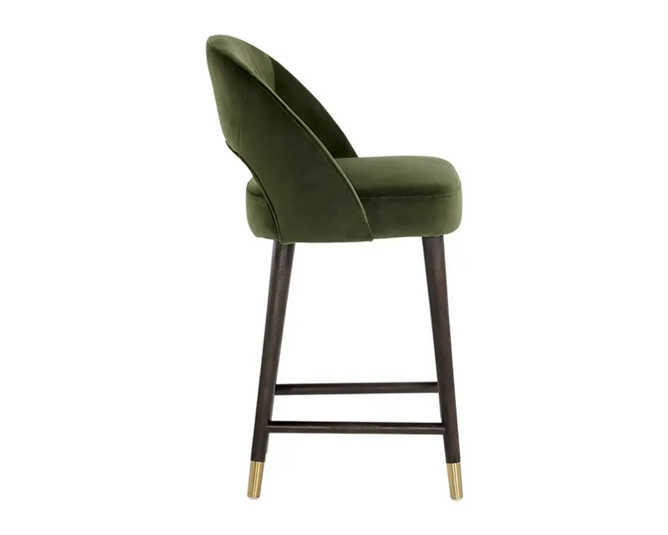 Monae Counter Stool - Moss Green by Sunpan