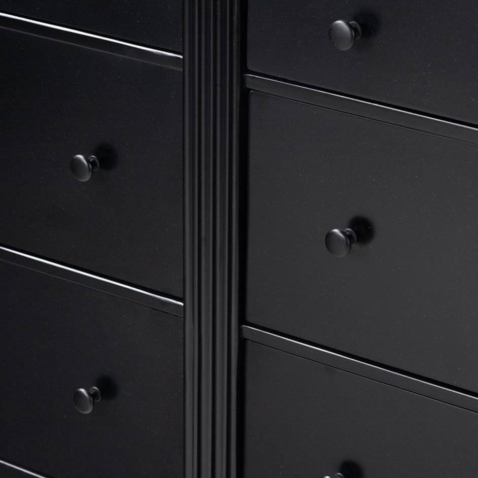 Lendon 6 Drawer Dresser in Black by FOUR HANDS