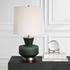 Trentino Dark Emerald Green Table Lamp by Uttermost