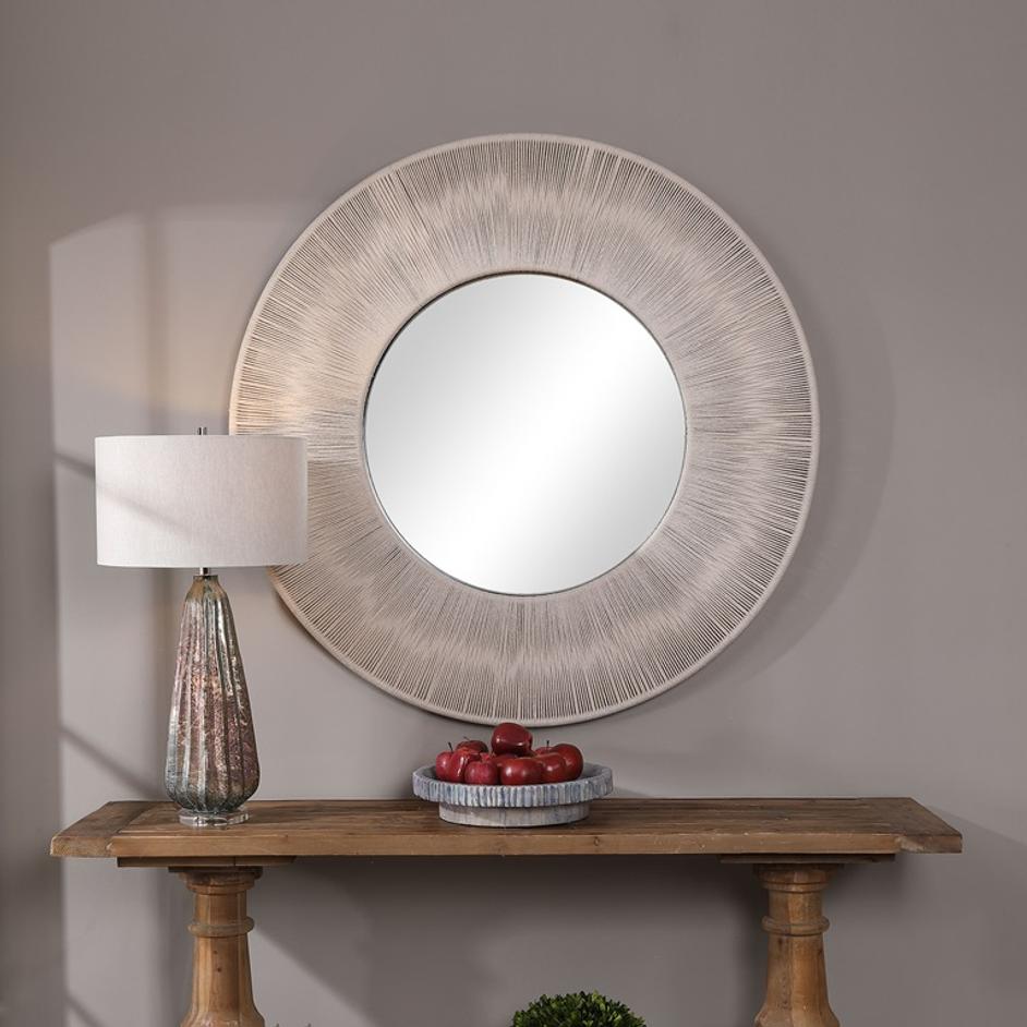 Sailor's Knot Round Mirror by Uttermost