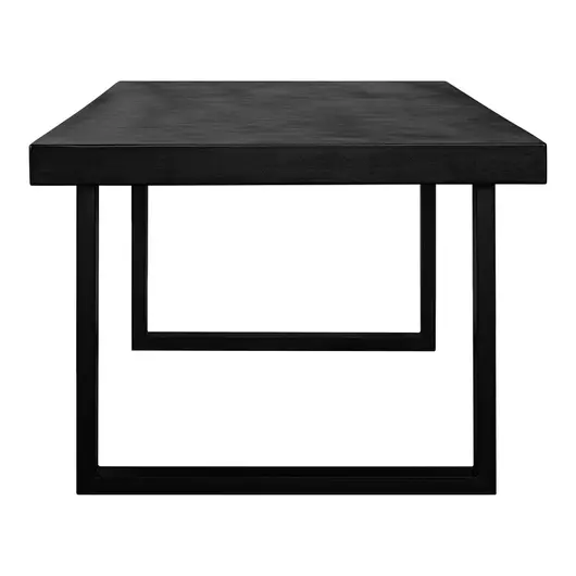 Jedrik Large Outdoor Dining Table Black by Moes Home