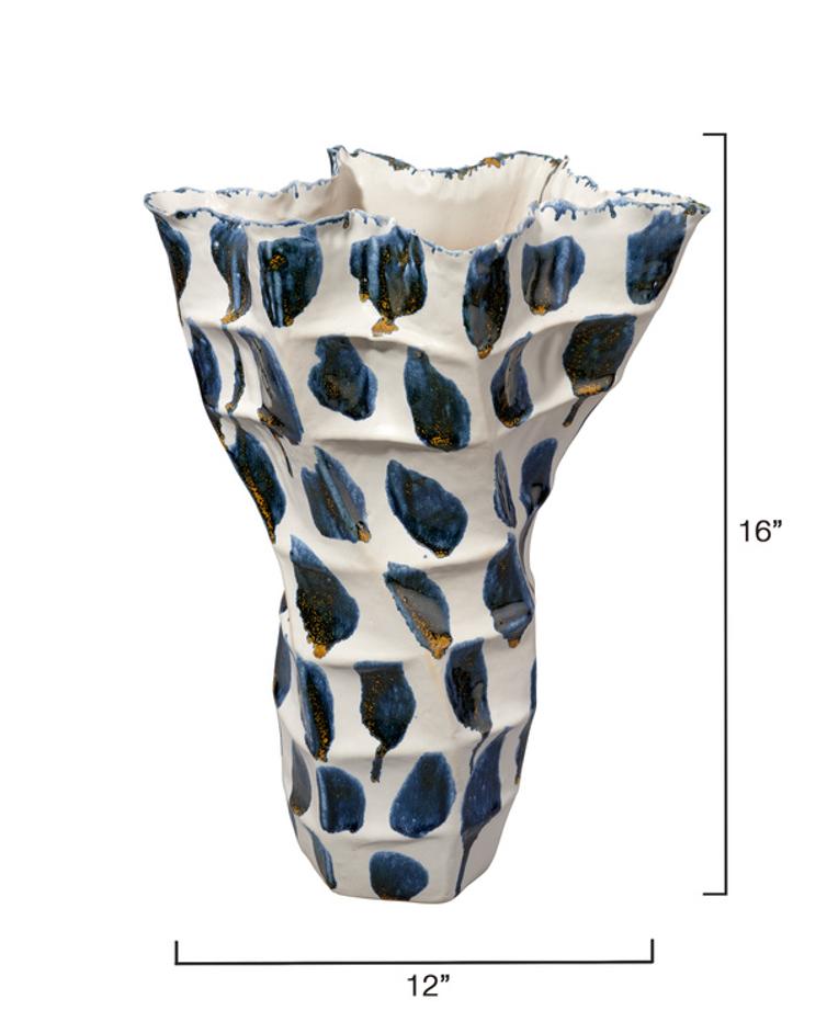 Seurat Tall Ceramic Decorative Vase by Jamie Young
