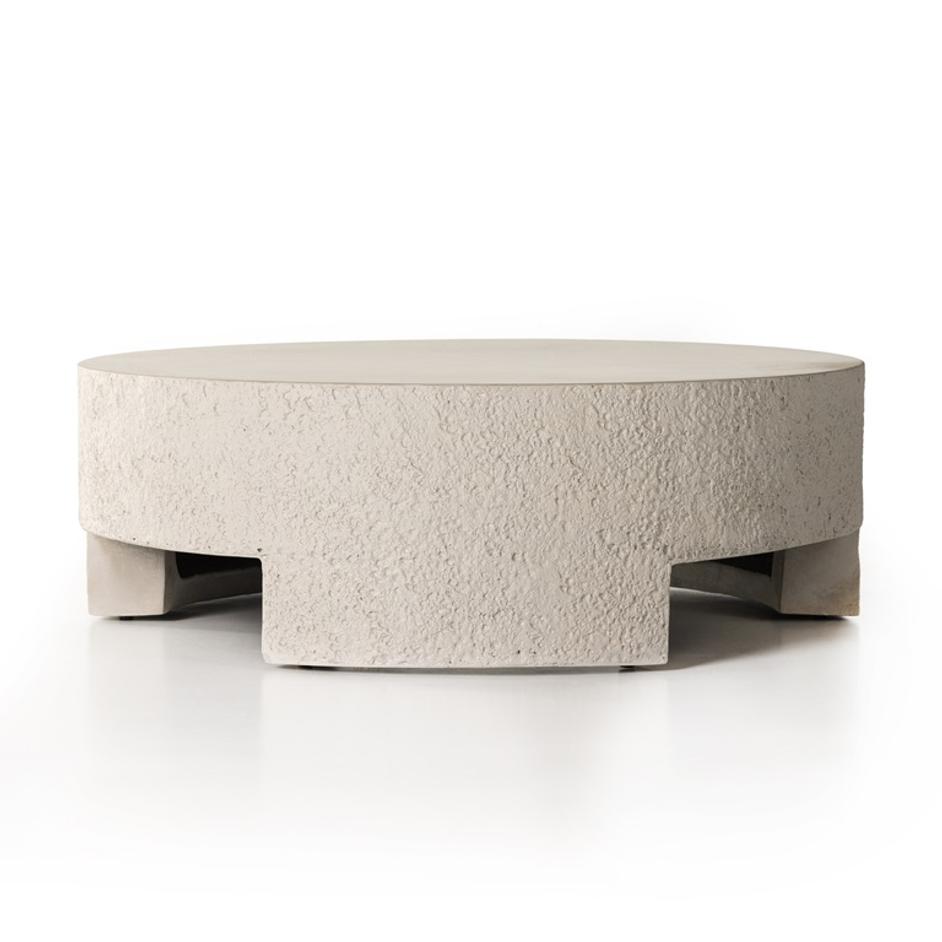 Kember Outdoor Coffee Table In Blanc White by FOUR HANDS