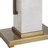 Column White Marble Table Lamp by Uttermost