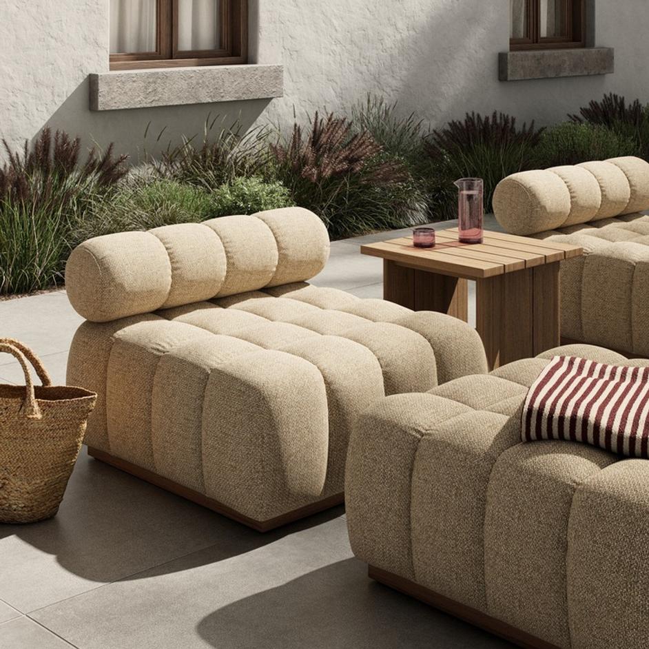 Build Your Own: Roma Outdoor Sectional - Hayes Cream by Four Hands