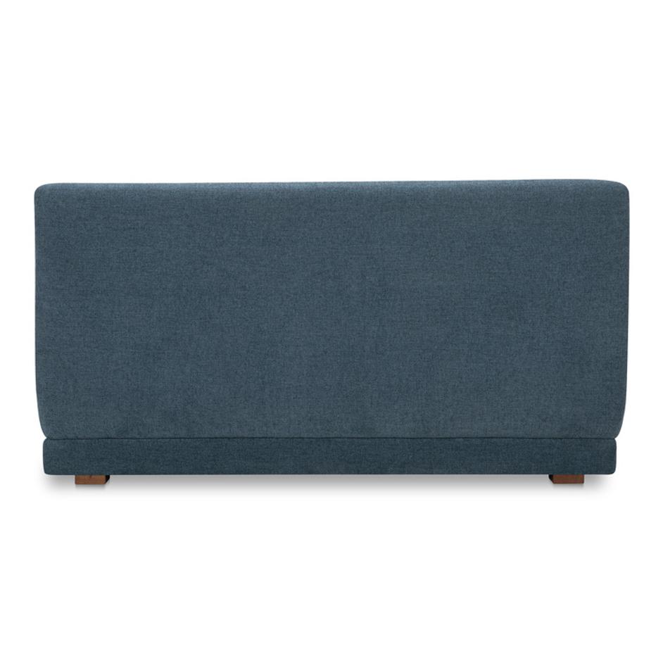 Fraser Wedge Slipper Chair Deep Blue by Moes Home