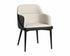 Hagan Dining Armchair - Dillon Cream / Dillon Black by Sunpan