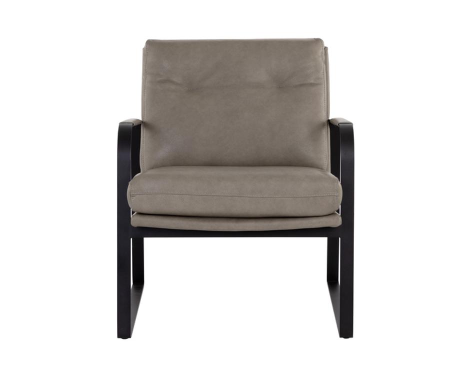 STERLING LOUNGE CHAIR - MISSOURI STONE LEATHER by Sunpan
