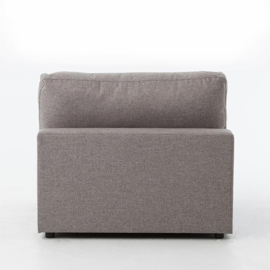 Bloor Sectional Armless in Chess Pewter by FOUR HANDS