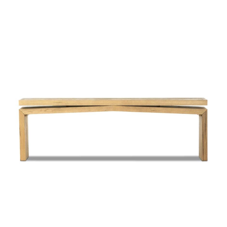 Matthes Console Table - 94" - Worn Oak Veneer by Four Hands