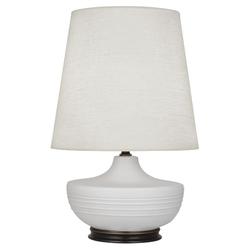 Matte Dove Michael Berman Nolan Table Lamp by Robert Abbey