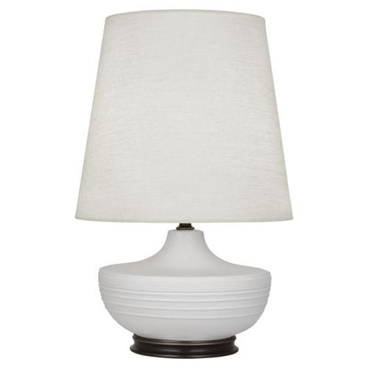 Matte Dove Michael Berman Nolan Table Lamp by Robert Abbey
