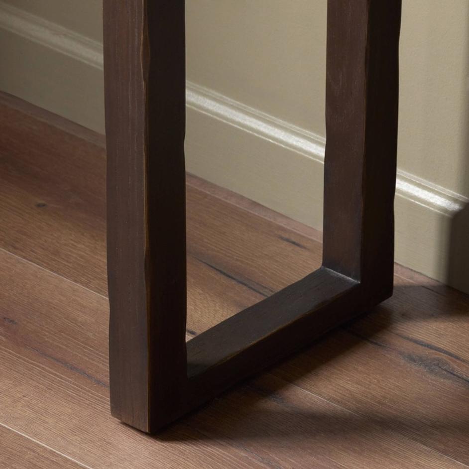 Naiya Console Table In Cocoa Oak And Cocoa Oak Veneer by Four Hands