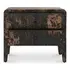 Iris Nightstand Distressed Black by Moes Home