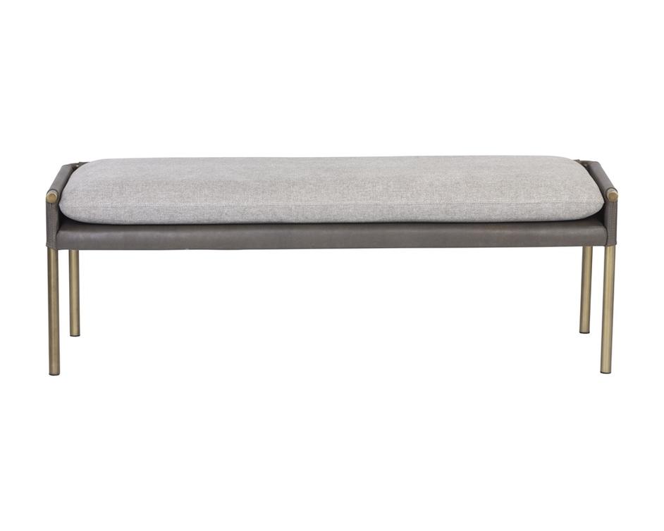 Bellevue Bench - Belfast Heather Grey / Bravo Ash by Sunpan