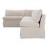 Fable Slipcover Dining Banquette L-Shape Beige 139.5In by Moes Home