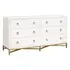 Strand Shagreen 6-Drawer Double Dresser by Essentials For Living