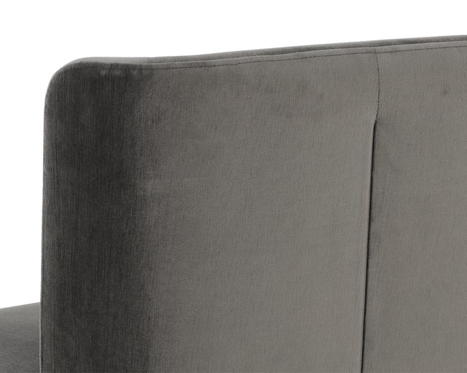 AMITA WHEELED DINING CHAIR - PICCOLO PEBBLE by Sunpan