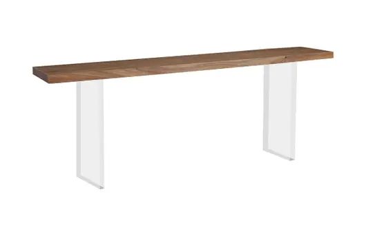 Floating Console Table, Acrylic Legs by PHILLIPS COLLECTION