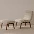 Arlo Accent Chair Off White by Moes Home