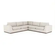 Colt 3 Piece Sectional-Aldred Silver by FOUR HANDS